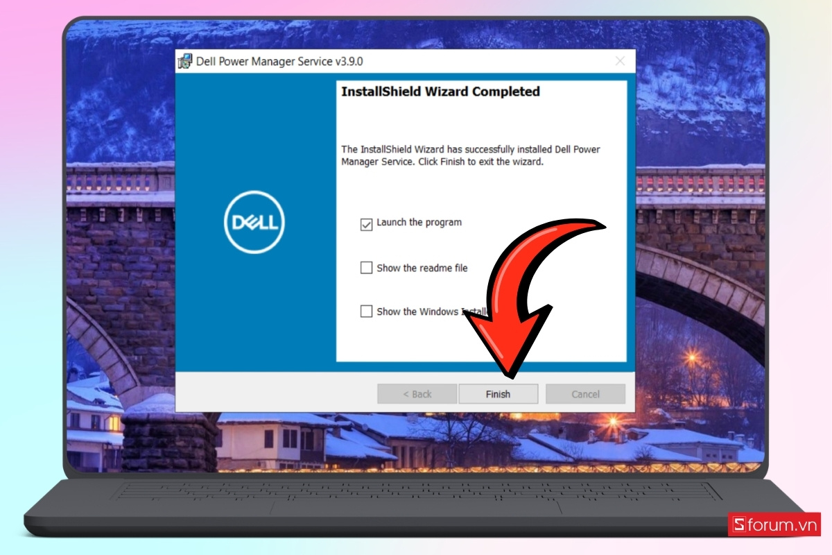 Sử dụng Dell Power Manager bước 6