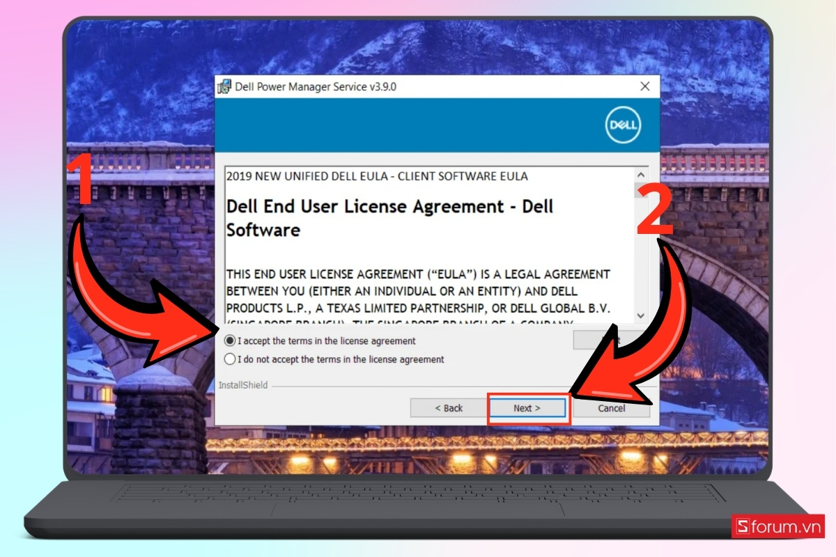 Sử dụng Dell Power Manager bước 4