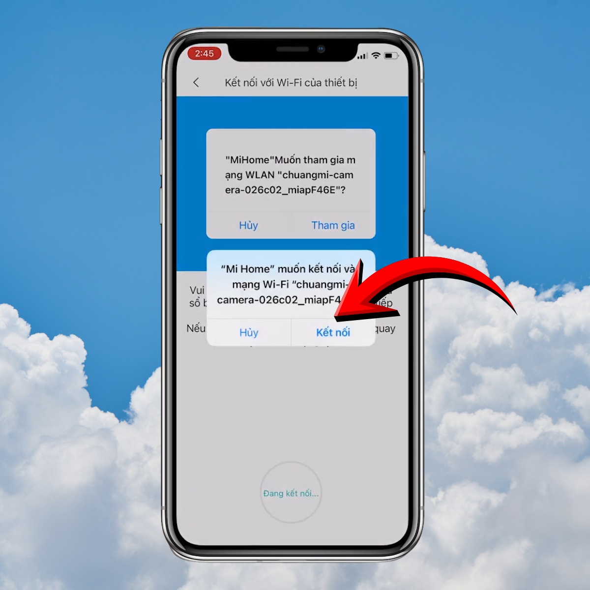 Cách kết nối camera với điện thoại nhanh chóng bước 8