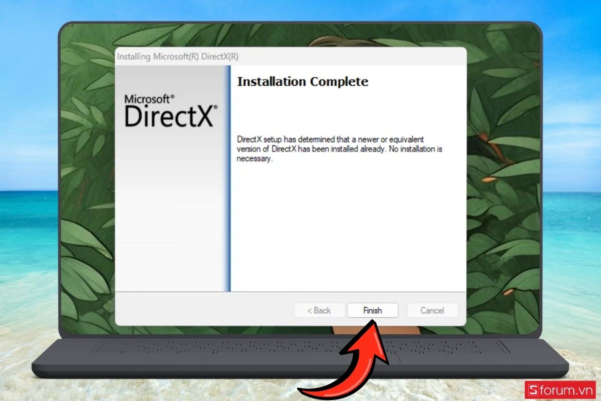 Cách khắc phục lỗi không tìm thấy hoặc thiếu file D3dx9_43.dll  bước 5