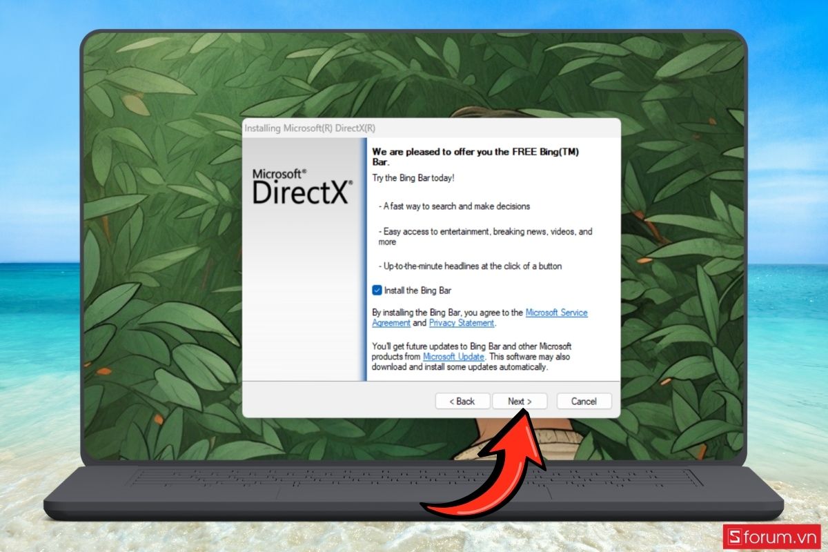 Cách khắc phục lỗi không tìm thấy hoặc thiếu file D3dx9_43.dll  bước 4