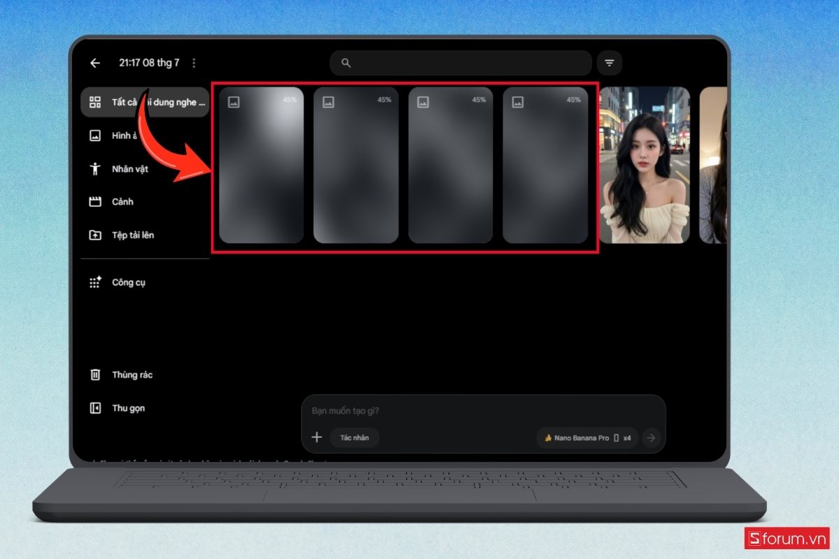 Hướng dẫn cách làm video mẫu ảnh thay đồ thời trang bằng AI bước 5