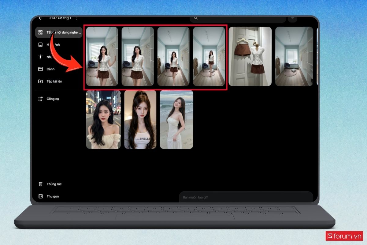 Hướng dẫn cách làm video mẫu ảnh thay đồ thời trang bằng AI bước 9