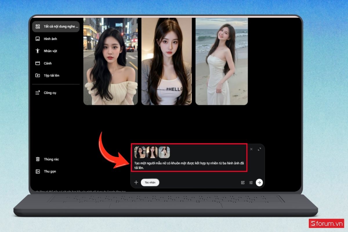 Hướng dẫn cách làm video mẫu ảnh thay đồ thời trang bằng AI bước 3