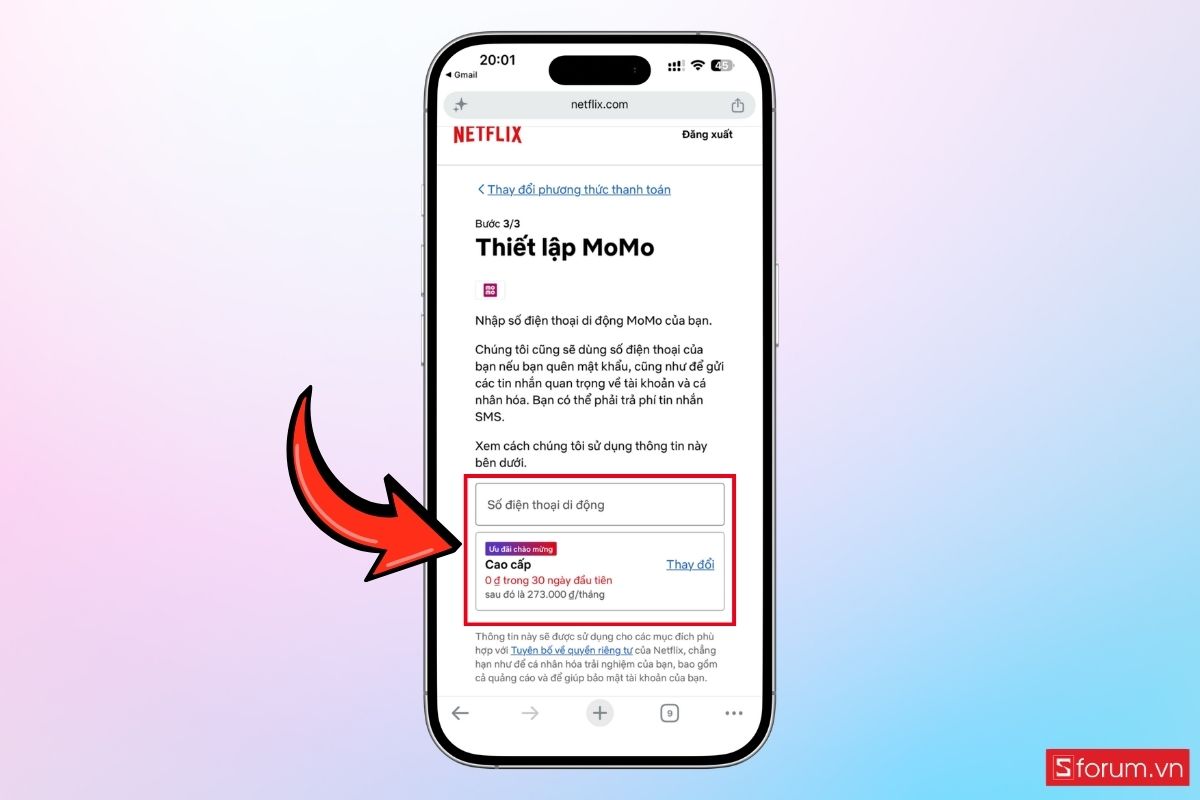 Cách nhận đến 30 ngày xem Netflix miễn phí bước 10