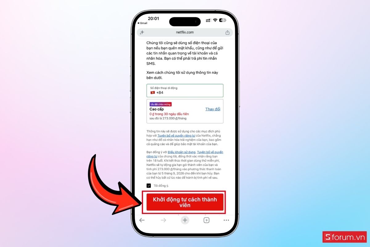 Cách nhận đến 30 ngày xem Netflix miễn phí bước 11