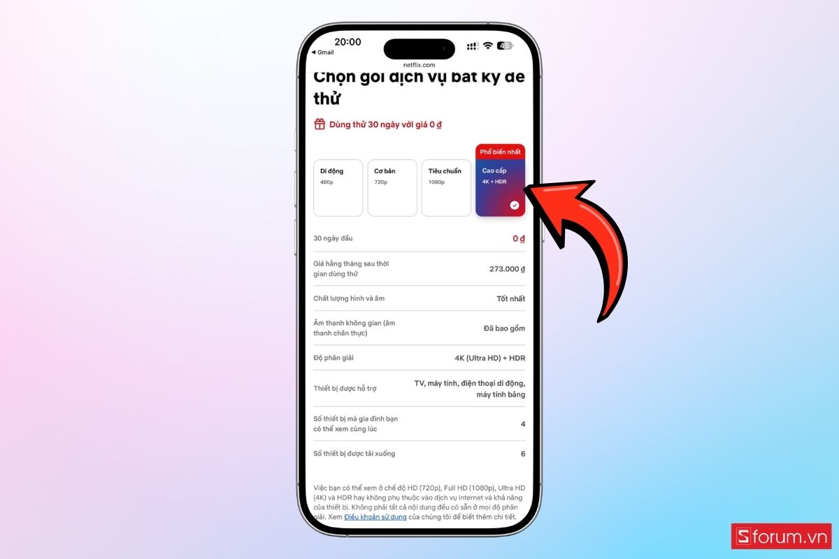 Cách nhận đến 30 ngày xem Netflix miễn phí bước 6