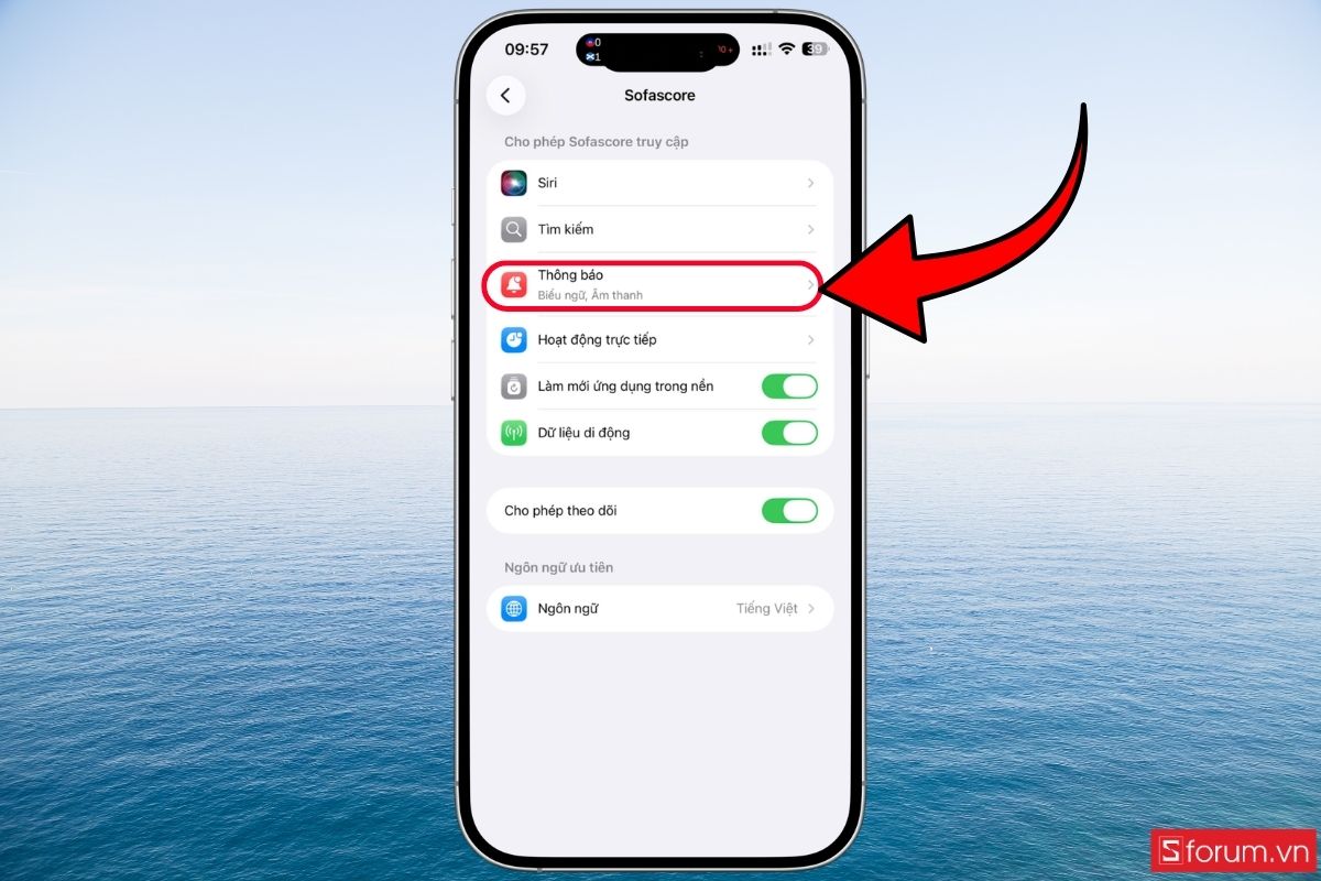 Dùng Dynamic Island để cập nhật bàn thắng bước 3