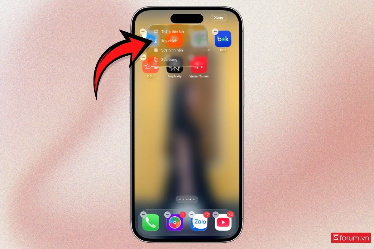 Cách phóng to biểu tượng ứng dụng trên iPhone bước 2