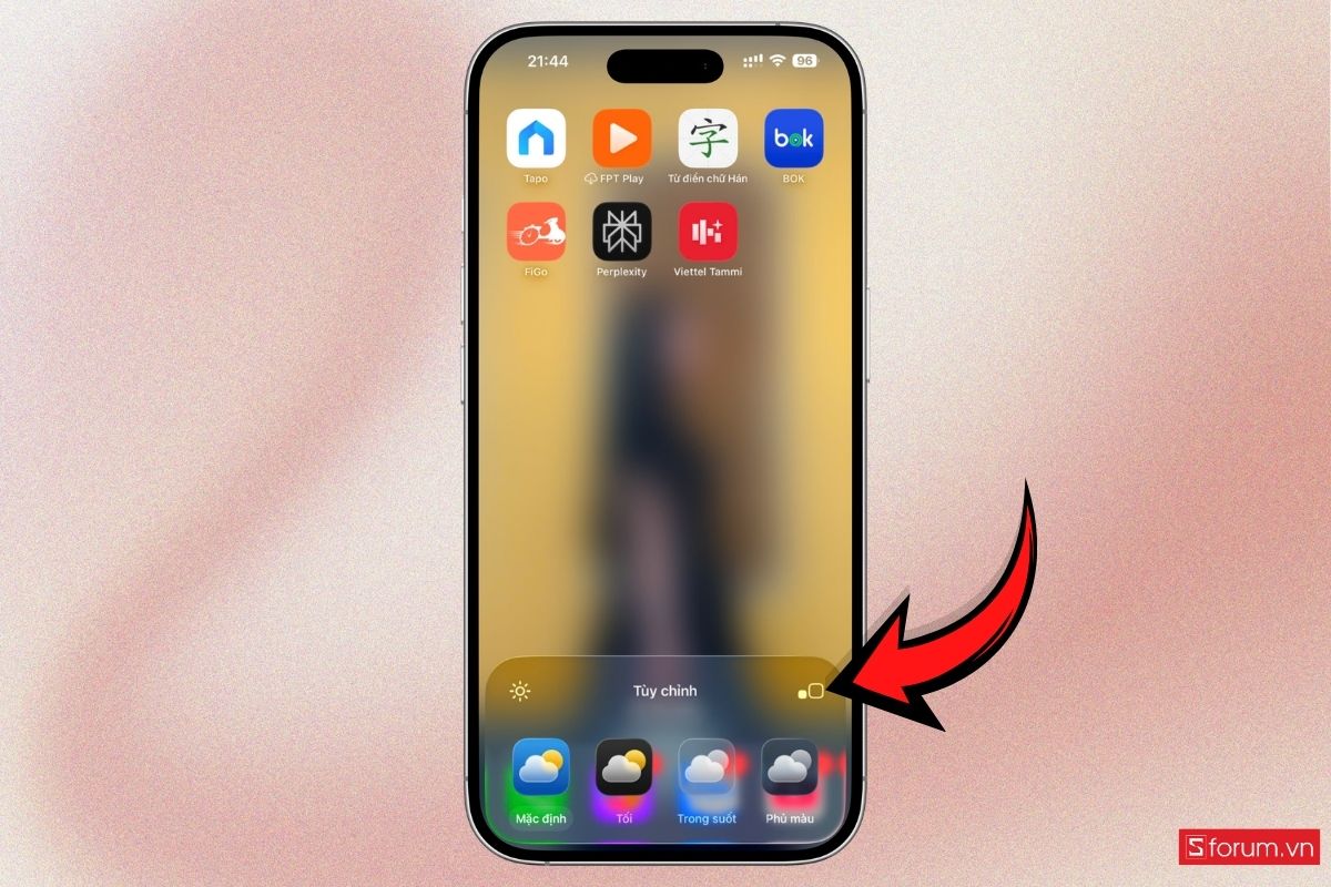 Cách phóng to biểu tượng ứng dụng trên iPhone bước 3