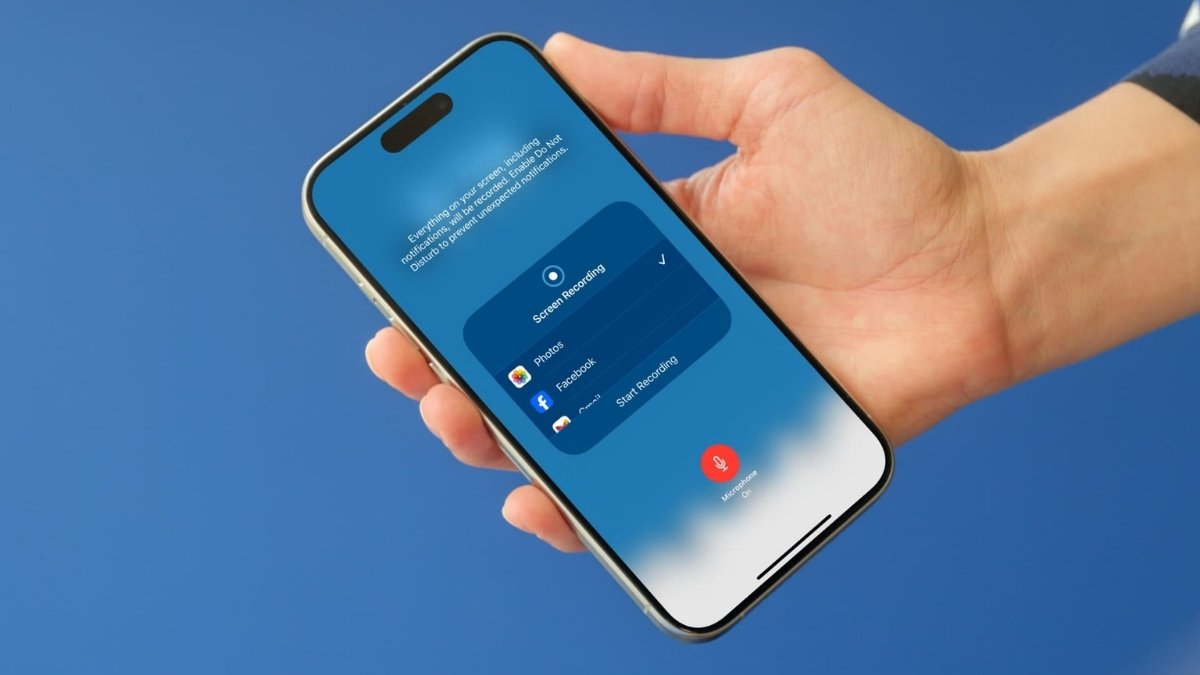 Cách quay màn hình iPhone 17 đơn giản, sắc nét và có tiếng
