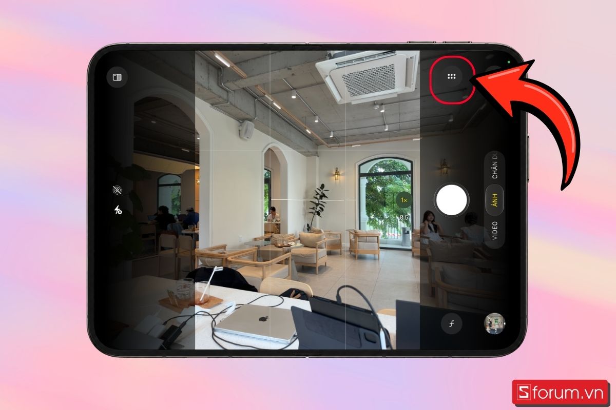 Cách sử dụng Chụp Thông Minh trên iPhone Duo bước 2