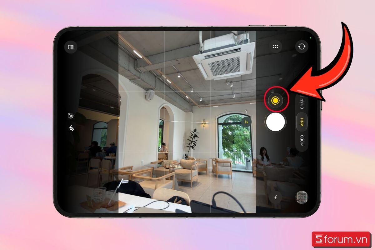 Cách sử dụng Chụp Thông Minh trên iPhone Duo bước 4