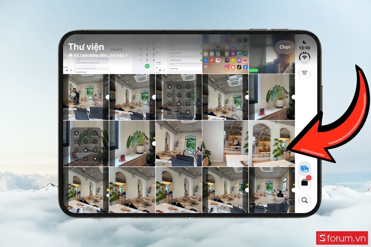 Cách sử dụng tính năng Chỉnh sửa ảnh thông minh trên iPhone Duo bước 2