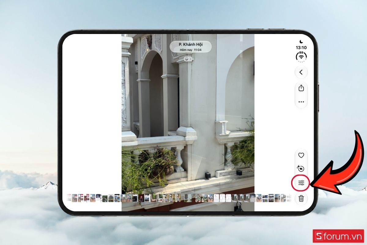 Cách sử dụng tính năng Chỉnh sửa ảnh thông minh trên iPhone Duo bước 3
