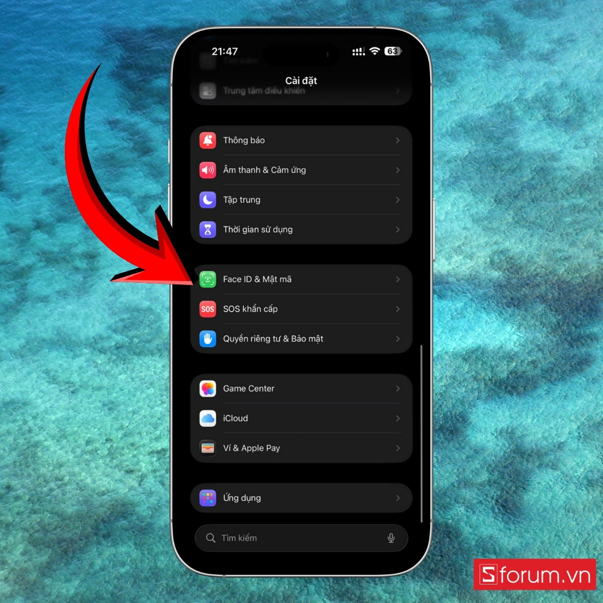 Cách tải ứng dụng trên iPhone bằng Face ID - bước 1