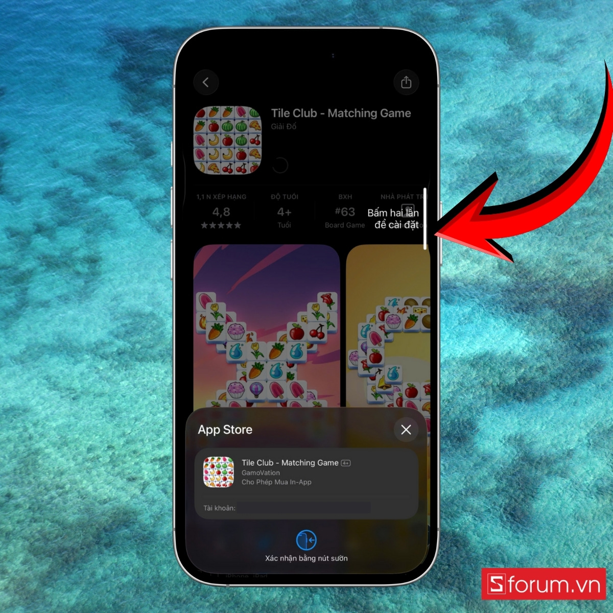 Cách tải ứng dụng trên iPhone bằng Face ID - bước 4
