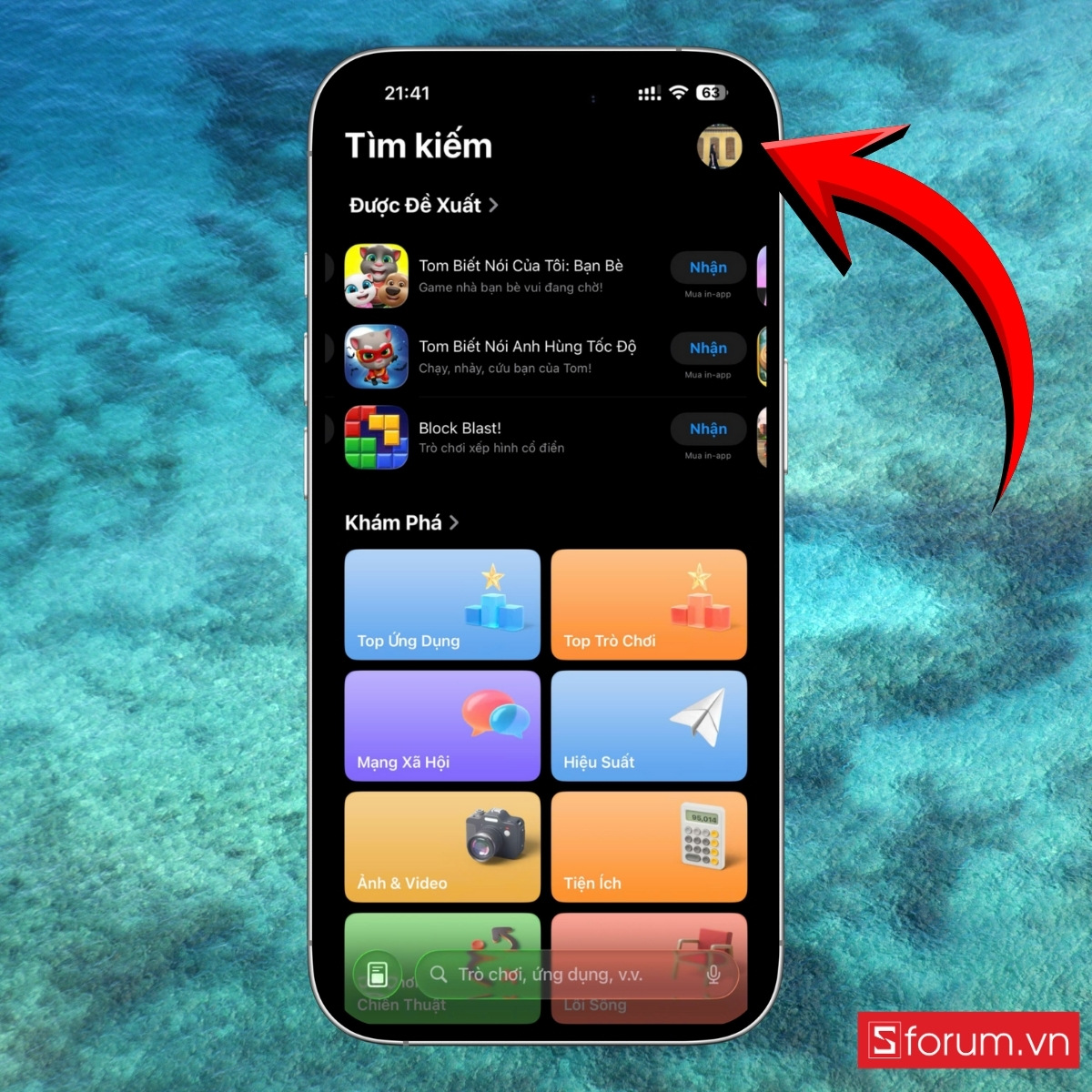Cách tải ứng dụng mất phí trên iPhone - bước 1