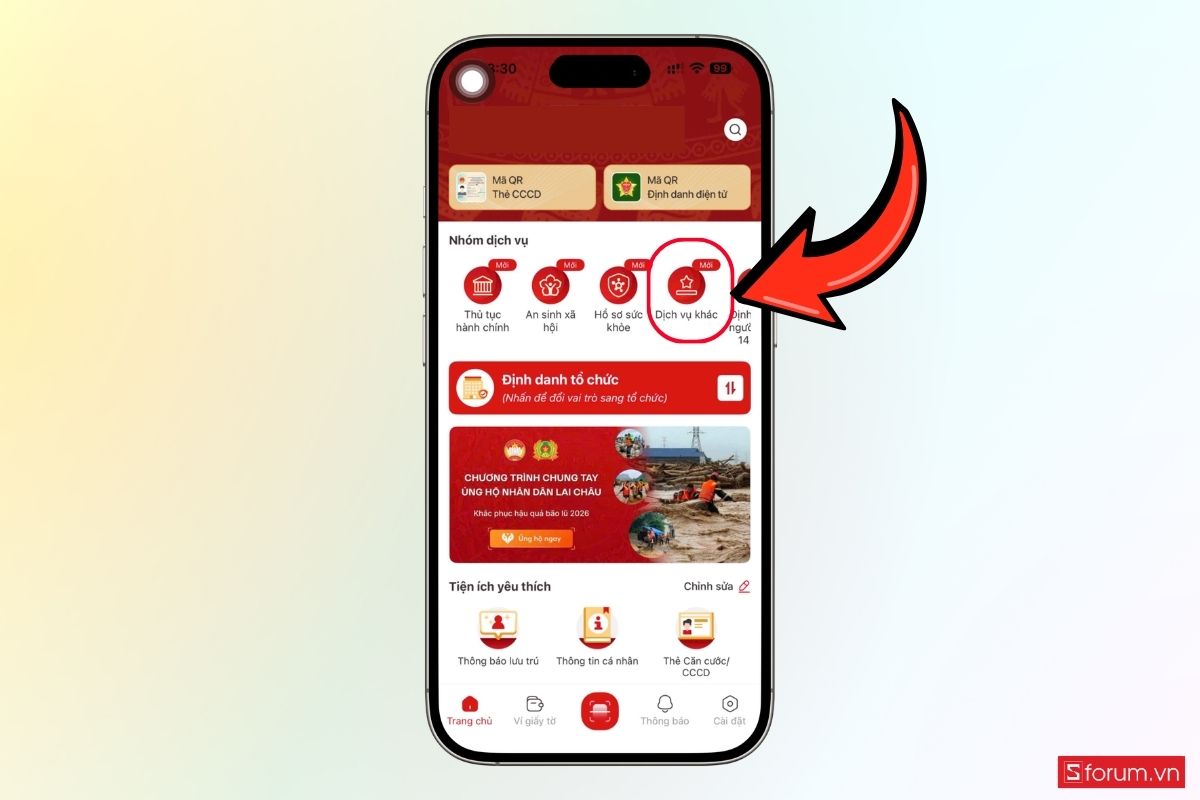 Hướng dẫn cách tạo chữ ký số cho cá nhân trên VNeID bước 2