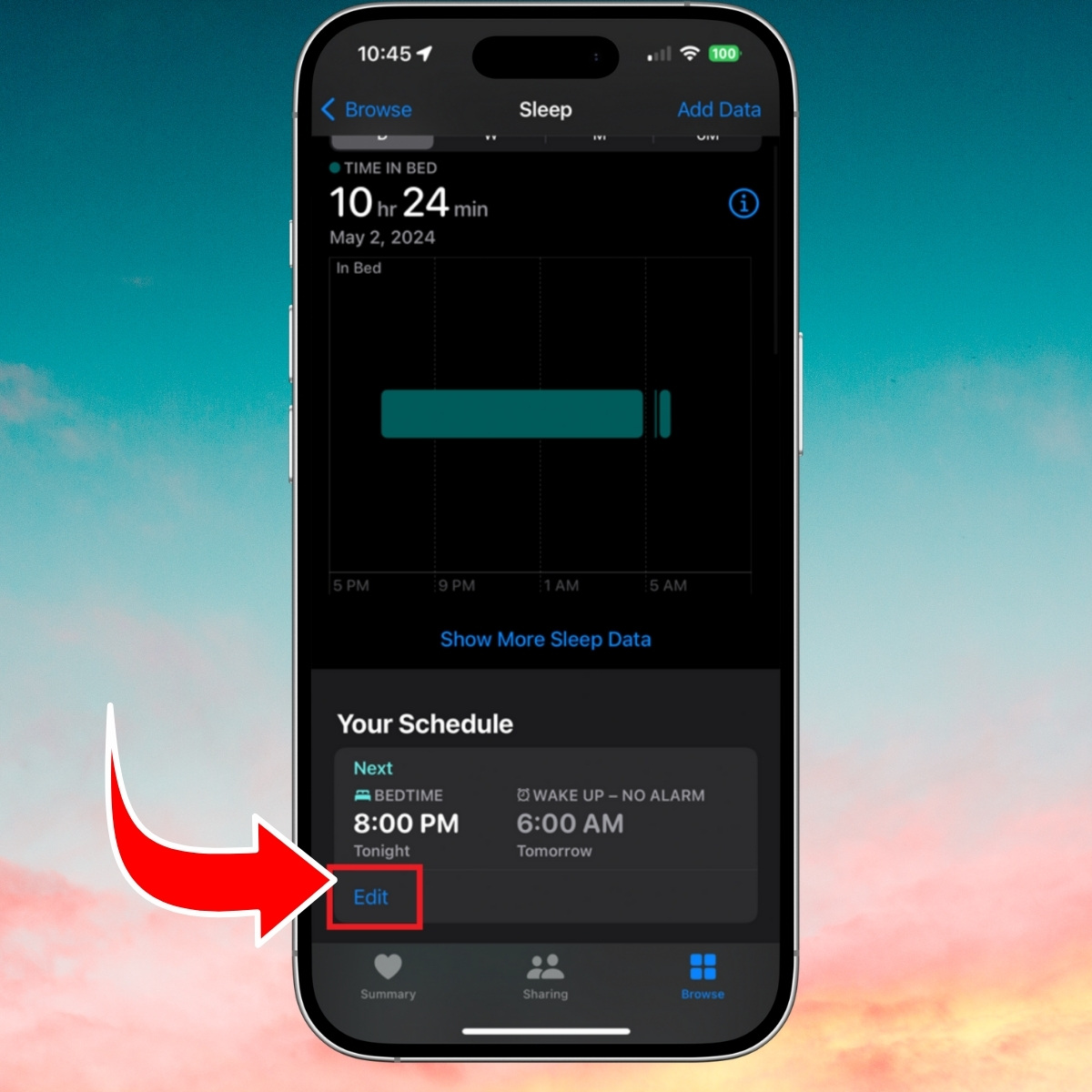 Cách tắt báo thức vĩnh viễn iPhone bằng ứng dụng Sức khỏe - bước 2