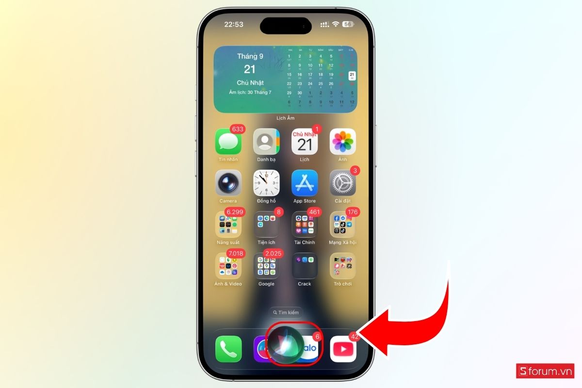 Cách tắt nguồn iPhone 18 Pro Series bằng Siri bước 1