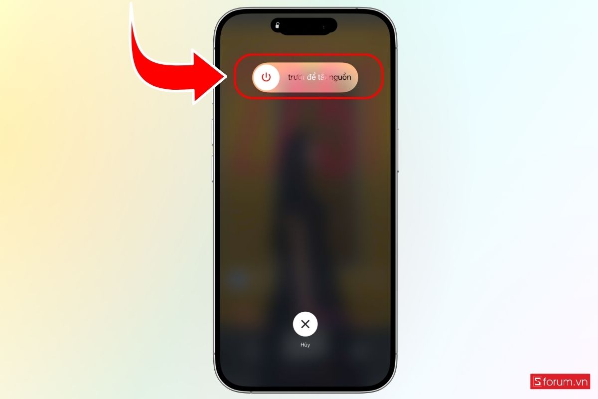 Cách tắt nguồn iPhone 18 Pro Series qua mục Cài đặt bước 4