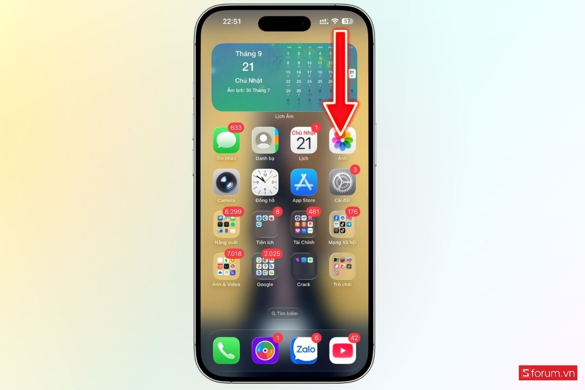 Cách tắt nguồn iPhone 18 Pro Series bằng Trung tâm điều khiển bước 1