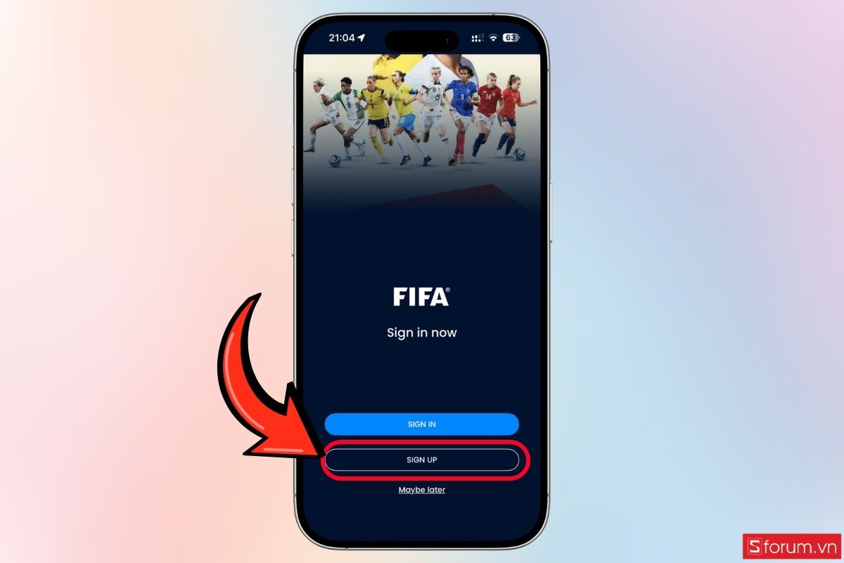 Cách theo dõi kết quả World Cup 2026 dùng FIFA App để theo dõi chính thức bước 4