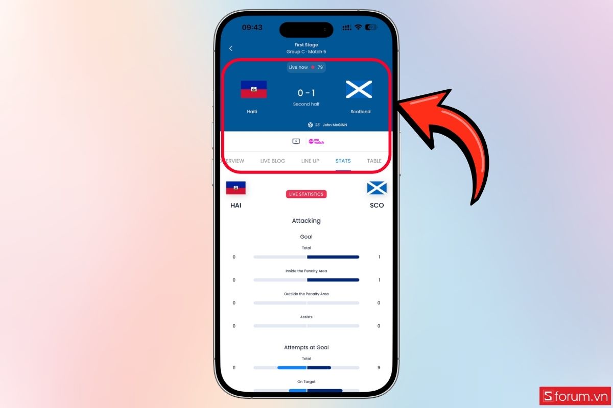 Cách theo dõi kết quả World Cup 2026 dùng FIFA App để theo dõi chính thức bước 12