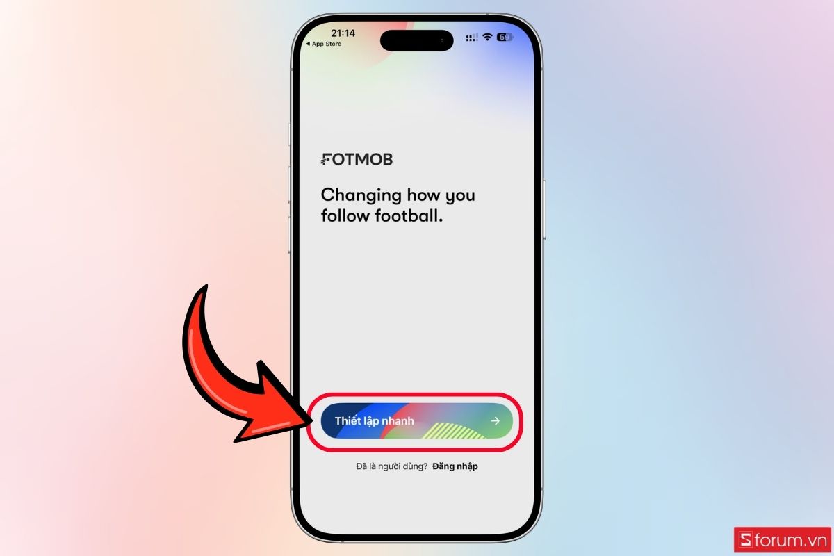 Dùng FotMob để nhận thông báo nhanh bước 2