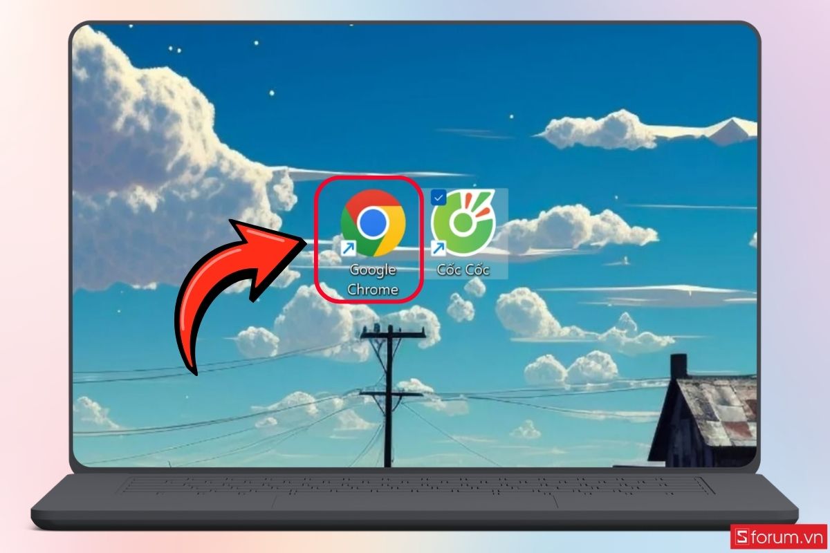 Dùng Google Search để xem nhanh tỷ số bước 1