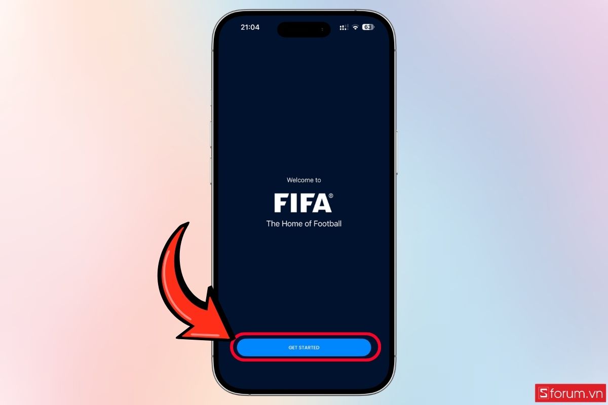 Cách theo dõi kết quả World Cup 2026 dùng FIFA App để theo dõi chính thức bước 3