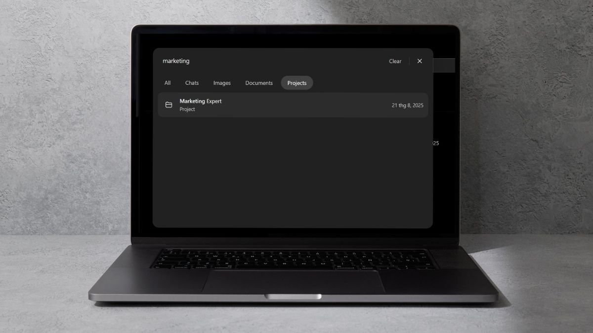 Cách tìm lại file, ảnh và tin nhắn cũ trên ChatGPT trong vài giây