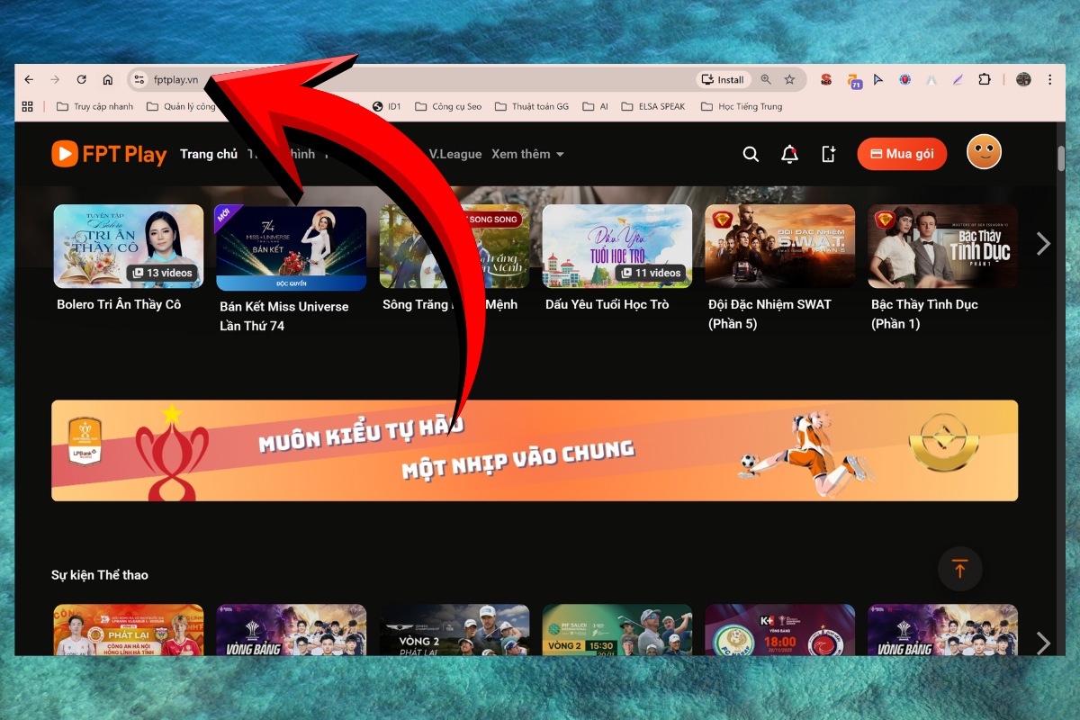 Hướng dẫn cách xem Miss Universe 2025 trên FPT Play bước 1