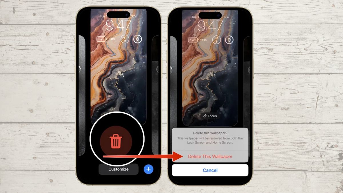 Cách xoá hình nền iPhone với vài thao tác cực đơn giản