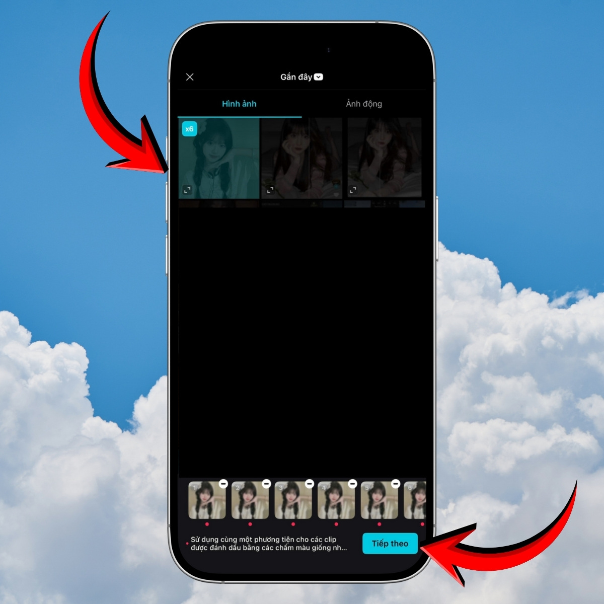 Hướng dẫn cách chọn kiểu tóc phù hợp bằng CapCut bước 2