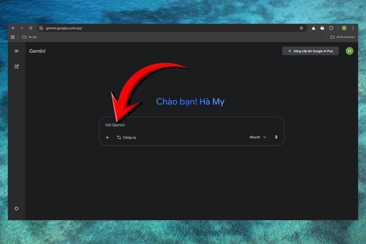 Hướng dẫn sử dụng Gemini để chọn kiểu tóc phù hợp bước 1