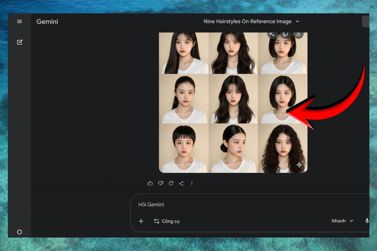 Hướng dẫn sử dụng Gemini để chọn kiểu tóc phù hợp bước 4