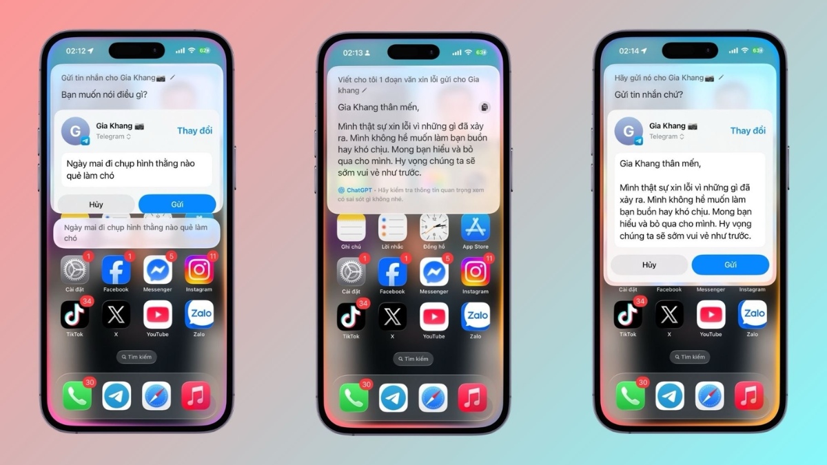 Công cụ viết trên iOS 26.1 trải nghiệm chỉnh sửa và tóm tắt văn bản