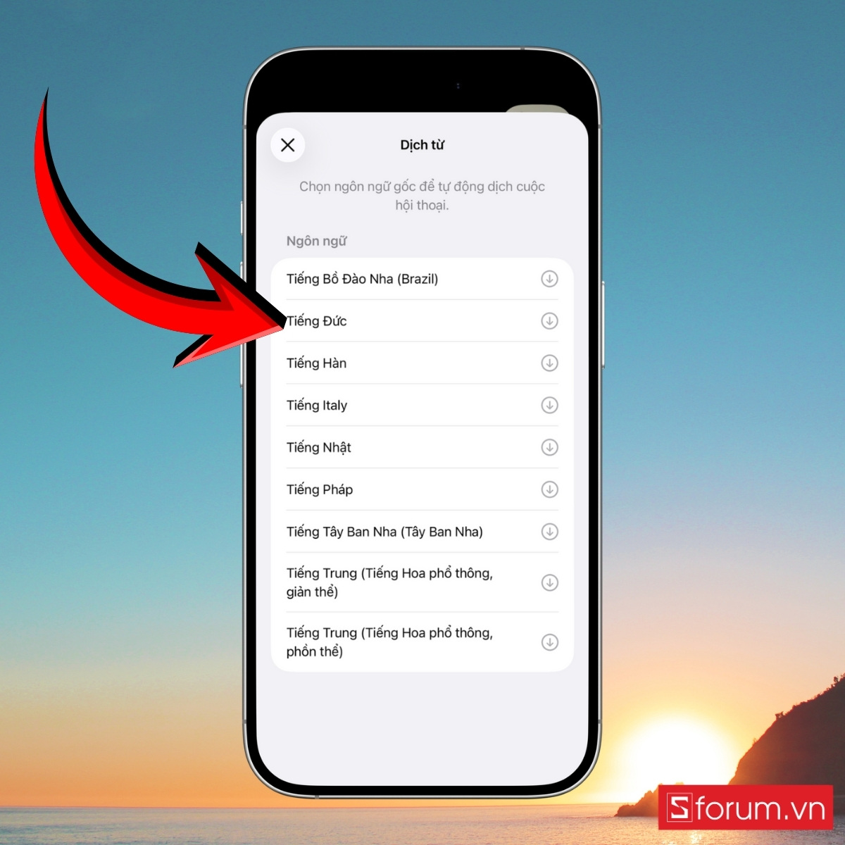 Cách dịch hội thoại trong cuộc gọi FaceTime bước 2