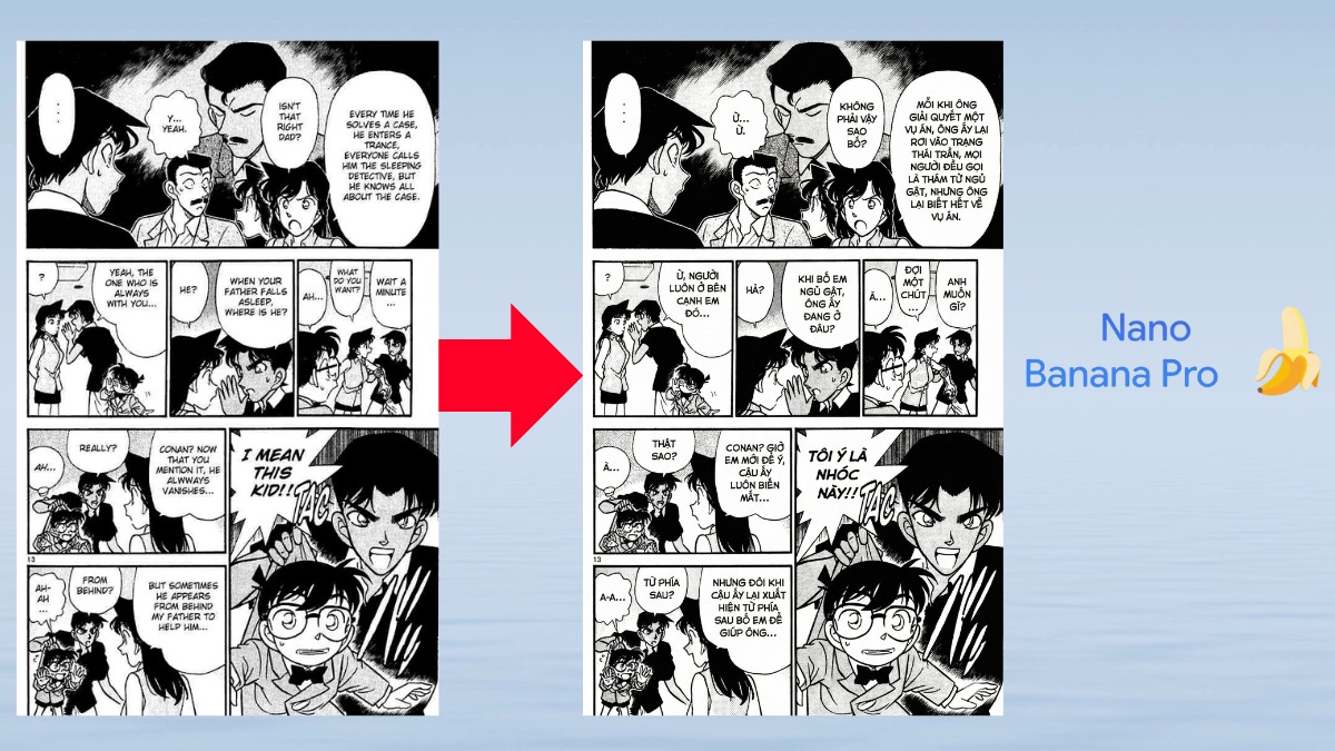 Dịch truyện bằng Nano Banana Pro công cụ AI siêu tiện lợi