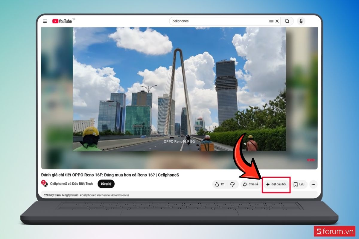 Cách dùng AI Gemini để xem video YouTube bước 3
