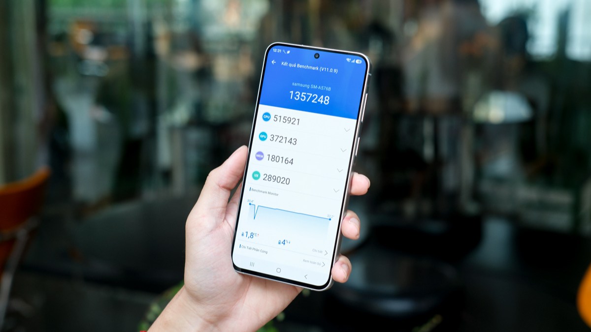 Galaxy A57 AnTuTu bao nhiêu điểm? Hiệu năng có đáng mua?