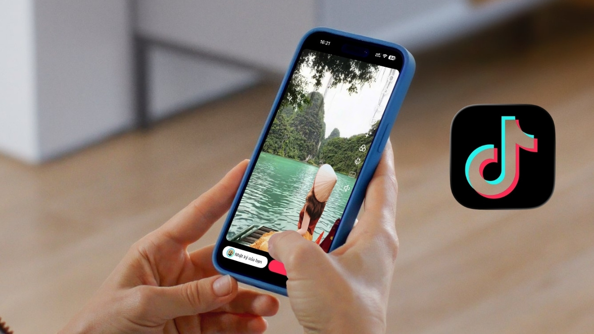 Ghép ảnh vào khung cảnh trên TikTok đẹp tự nhiên, dễ làm