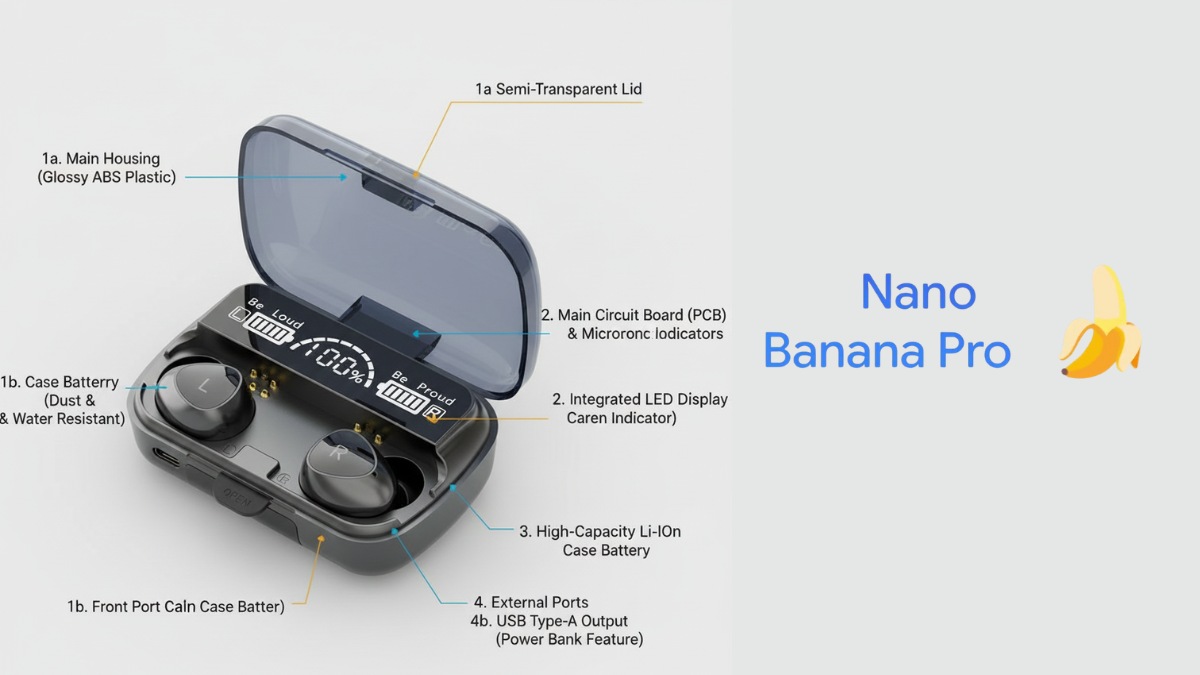 Giải thích chi tiết cấu trúc đồ vật với Nano Banana Pro