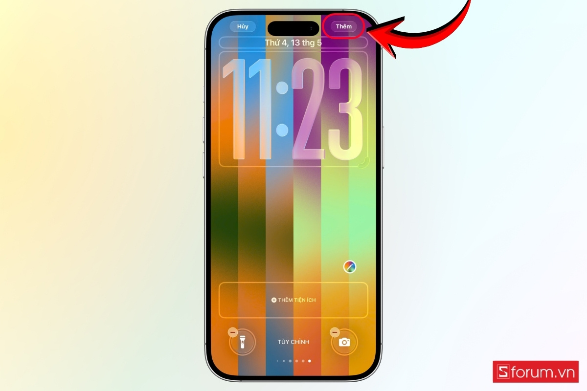 Cách cài đặt hình nền iOS 26.5 bước 10