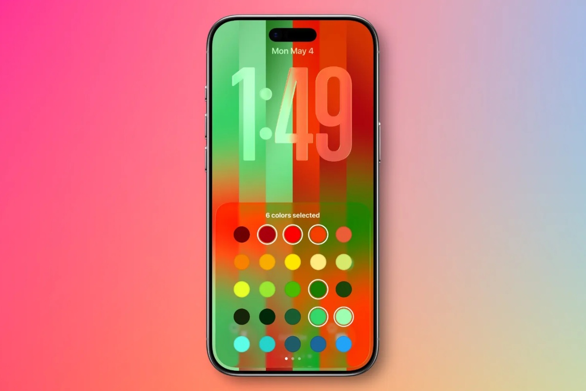 Hình nền iOS 26.5 mới trải nghiệm Pride Luminance đầy màu sắc