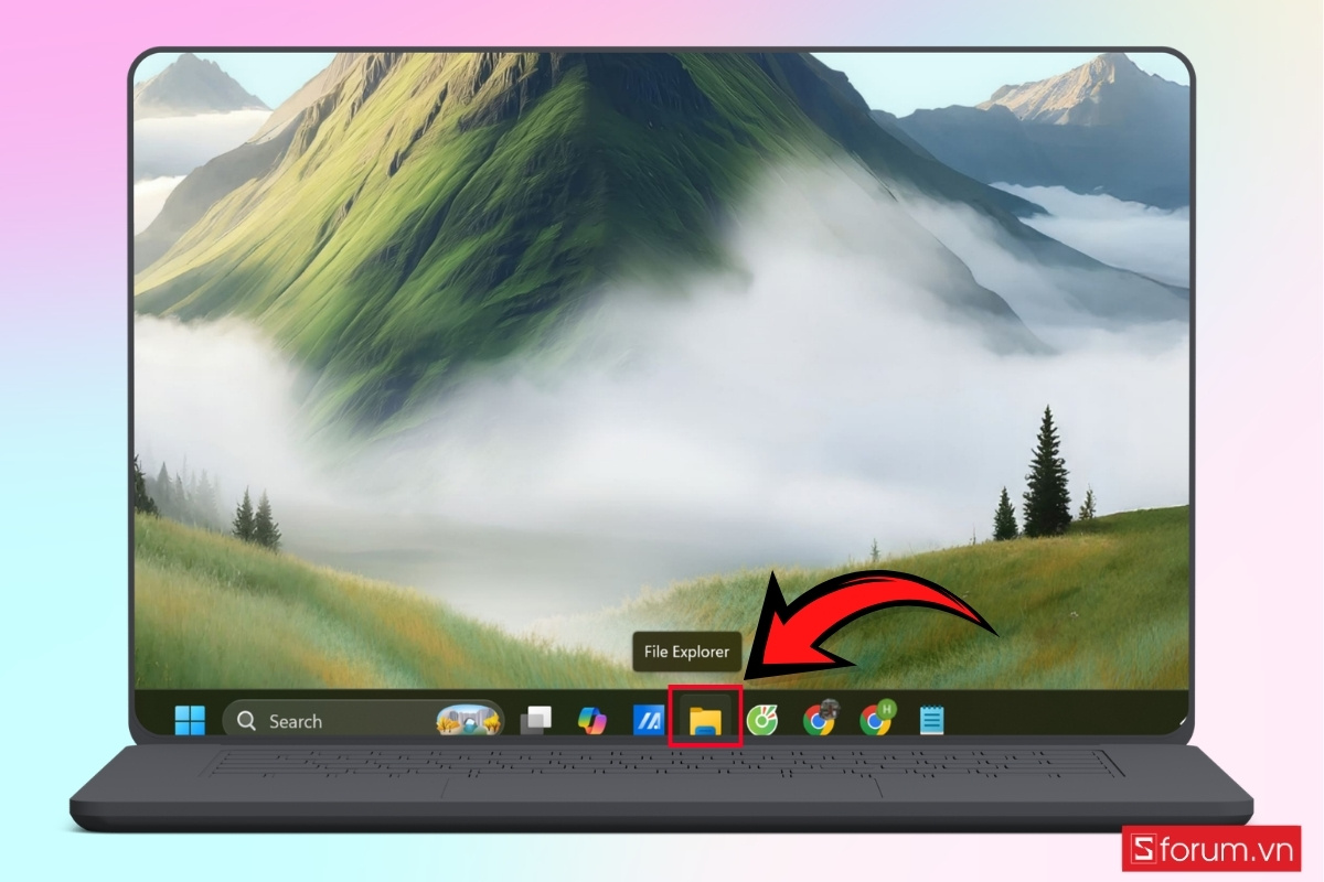 Cách đổi hình nền laptop ASUS đơn giản và nhanh chóng từ ảnh bước 1