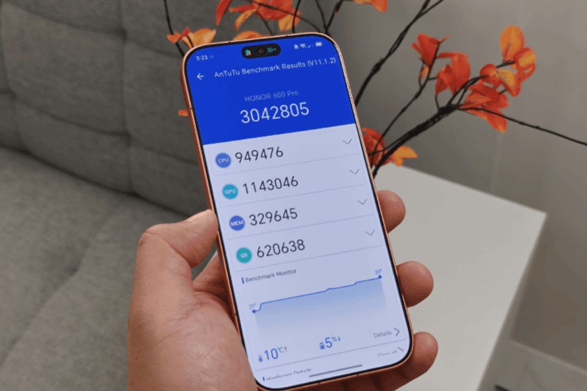 HONOR 600 Pro Antutu đạt bao nhiêu điểm?