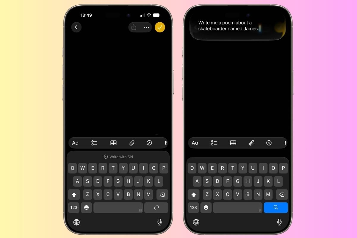 Cần chuẩn bị gì trước khi sử dụng tắt Write with Siri trên iOS 27?